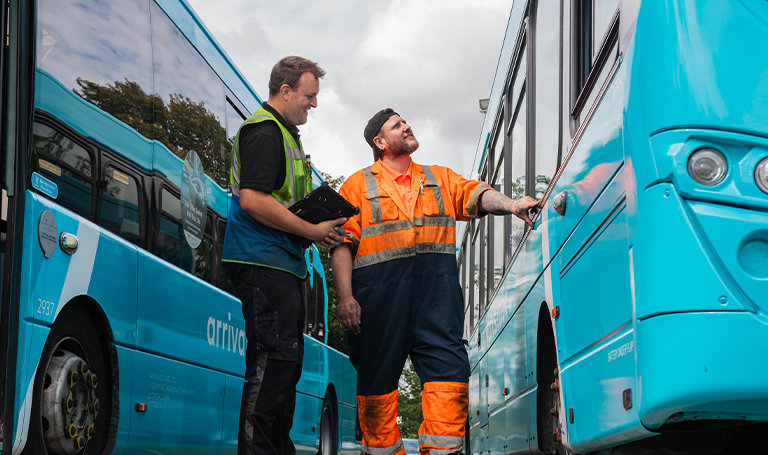 Arriva UK Bus HSE inspection Image